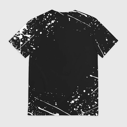 Мужская футболка Doom краски белые / 3D-принт – фото 2