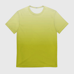 Мужская футболка Градиент лаймовый