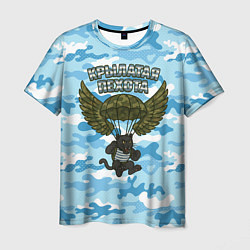 Футболка мужская Крылатая пехота - пантера, цвет: 3D-принт