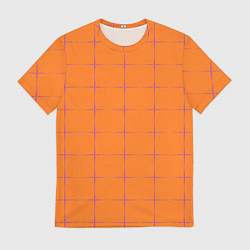 Мужская футболка Color orange stripe