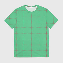 Футболка мужская Color green stripes, цвет: 3D-принт