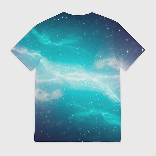 Мужская футболка Галактическое сияние небес / 3D-принт – фото 2