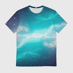 Мужская футболка Галактическое сияние небес