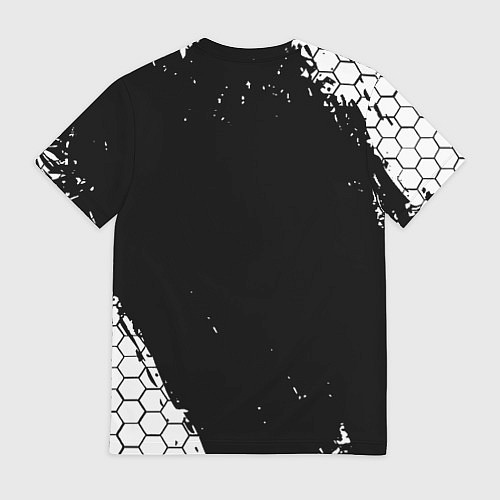 Мужская футболка Doom соты краски / 3D-принт – фото 2