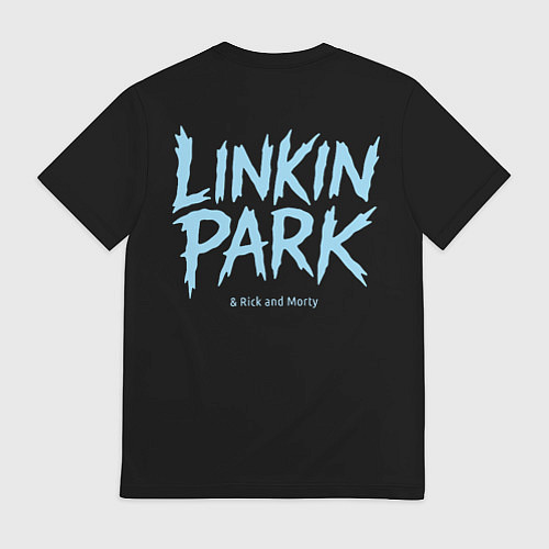 Мужская футболка Linkin Park и Рик рокер двухсторонняя / 3D-принт – фото 2