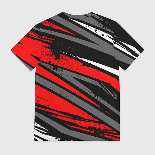 Мужская футболка Umbrella - red lines / 3D-принт – фото 2