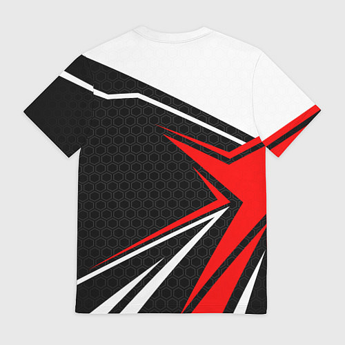 Мужская футболка Umbrella - red uniform / 3D-принт – фото 2