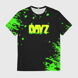 Футболка мужская Dayz кислотное краски логотип, цвет: 3D-принт