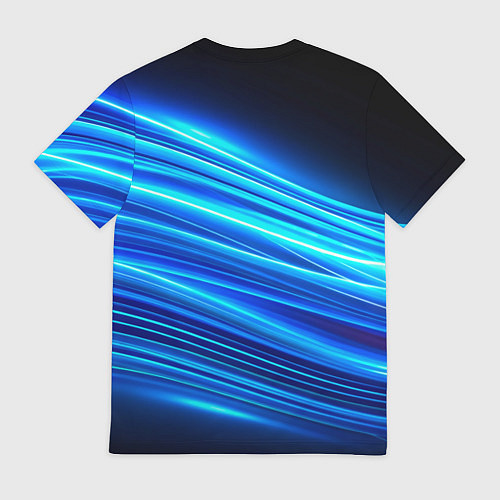 Мужская футболка Лиса в косухе и гитарой - рок звезда / 3D-принт – фото 2