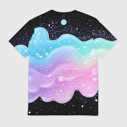 Мужская футболка Менеджер капибара в кружке в стикерах / 3D-принт – фото 2