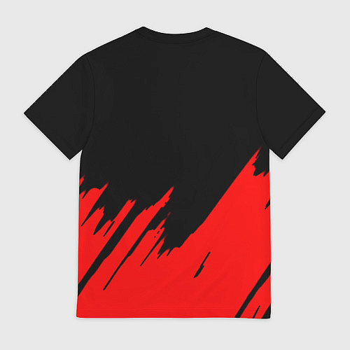 Мужская футболка Dayz штрихи красок / 3D-принт – фото 2