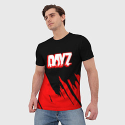 Футболка мужская Dayz штрихи красок, цвет: 3D-принт — фото 2