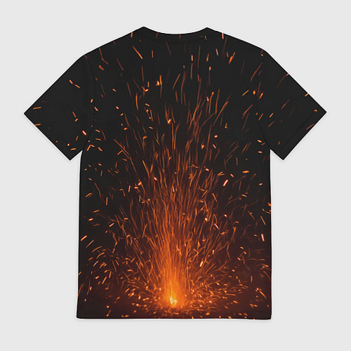 Мужская футболка Саша говорит мало - делает много / 3D-принт – фото 2