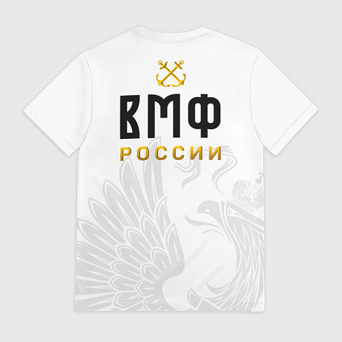 Мужская футболка ВМФ России с эмблемой войск / 3D-принт – фото 2