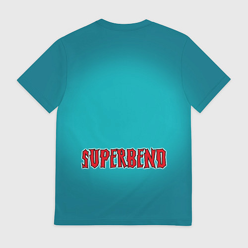 Мужская футболка Bender superman - collaboration / 3D-принт – фото 2