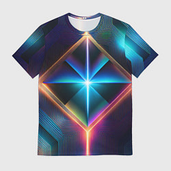 Мужская футболка Фантастический геометрический центр