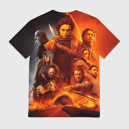 Мужская футболка Главные герои Dune part two / 3D-принт – фото 2
