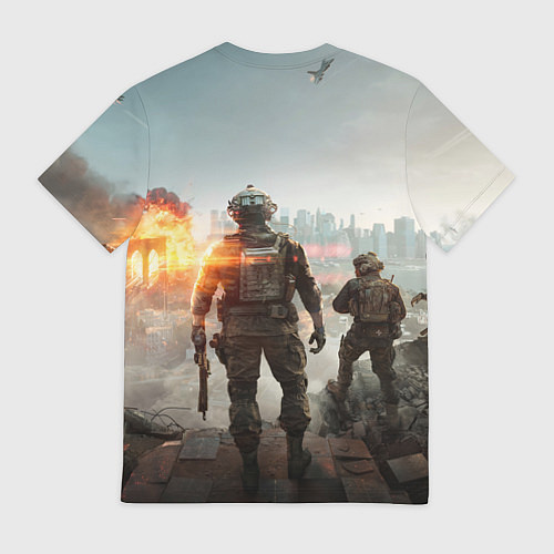 Мужская футболка Битва за Бруклин из Battlefield 6 / 3D-принт – фото 2
