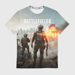 Футболка мужская Битва за Бруклин из Battlefield 6, цвет: 3D-принт