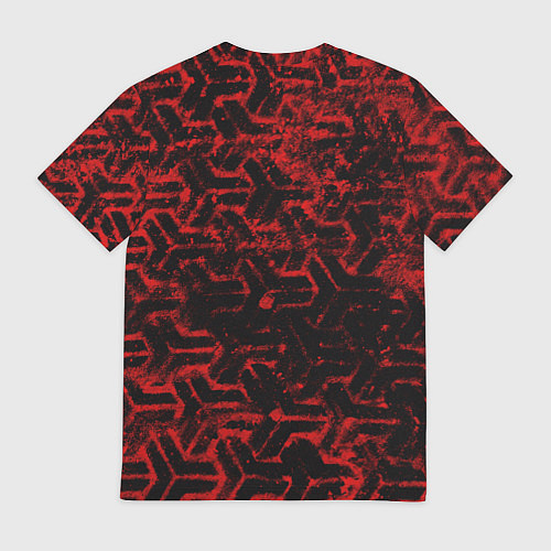 Мужская футболка Геометрический узор / 3D-принт – фото 2