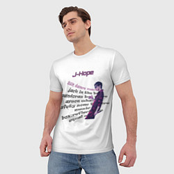 Футболка мужская J-Hope - BTS, цвет: 3D-принт — фото 2