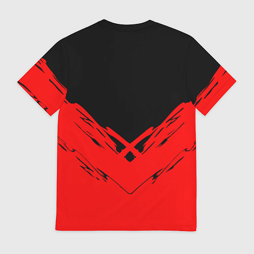 Мужская футболка Arsenal текстура краски / 3D-принт – фото 2