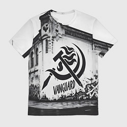 Футболка мужская Серп и молот - авангард, цвет: 3D-принт