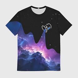 Футболка мужская Потеки космической краски, цвет: 3D-принт