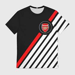 Мужская футболка Арсенал геометрия полосы