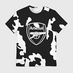 Футболка мужская Арсенал камуфляжные краски, цвет: 3D-принт