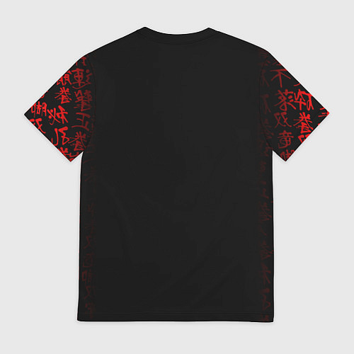 Мужская футболка Ван Пис, Луффи на красном / 3D-принт – фото 2