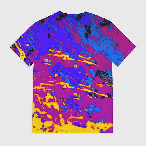 Мужская футболка Borussia абстрактные краски / 3D-принт – фото 2