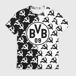 Футболка мужская Borussia паттерн ссср, цвет: 3D-принт