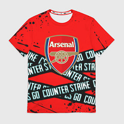 Футболка мужская Arsenal x counter strike game, цвет: 3D-принт