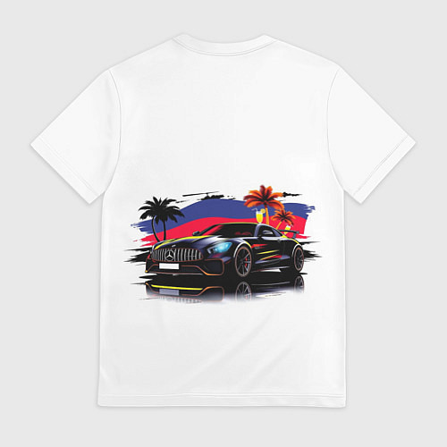 Мужская футболка Mercedes amg / 3D-принт – фото 2