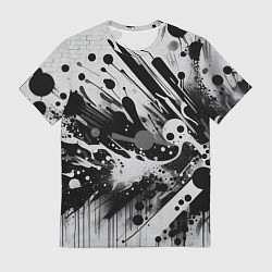 Футболка мужская Абстрактная экспрессивная композиция - киберпанк, цвет: 3D-принт