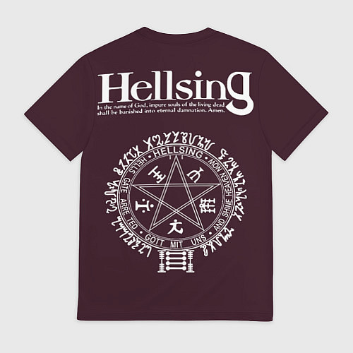 Мужская футболка Hellsing - Алукард / 3D-принт – фото 2