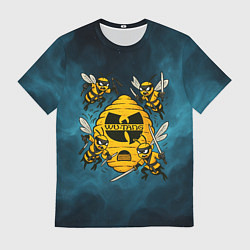 Футболка мужская Wu-tang clan пчелы, цвет: 3D-принт