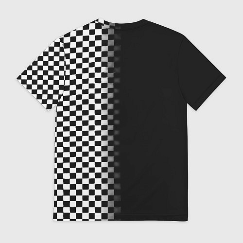 Мужская футболка Тоттенхэм клетка шахматная / 3D-принт – фото 2