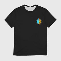 Футболка мужская Лучше вода у друга полноцветный узор, цвет: 3D-принт