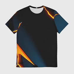 Футболка мужская Glow orange neon, цвет: 3D-принт