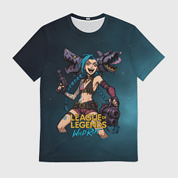 Футболка мужская League of Legends Jinx, цвет: 3D-принт