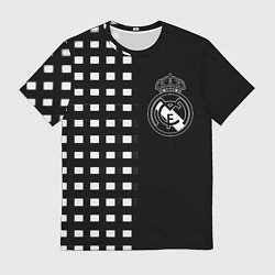 Мужская футболка Real Madrid клетка
