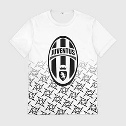 Футболка мужская Ювентус паттерн ниндзя, цвет: 3D-принт