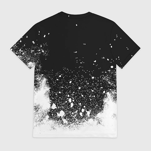Мужская футболка Inter белый всплеск краско / 3D-принт – фото 2