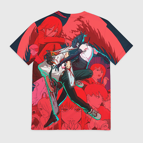 Мужская футболка Битва с Резе Человек бензопила / 3D-принт – фото 2