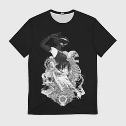 Мужская футболка Резе демон бомба Человек бензопила