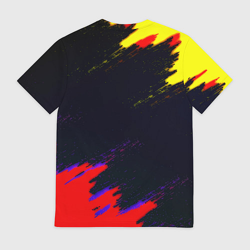 Мужская футболка Juventus краски текстура штрихи / 3D-принт – фото 2