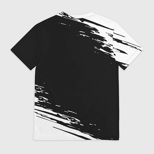 Мужская футболка Juventus краски штрихи текстура / 3D-принт – фото 2