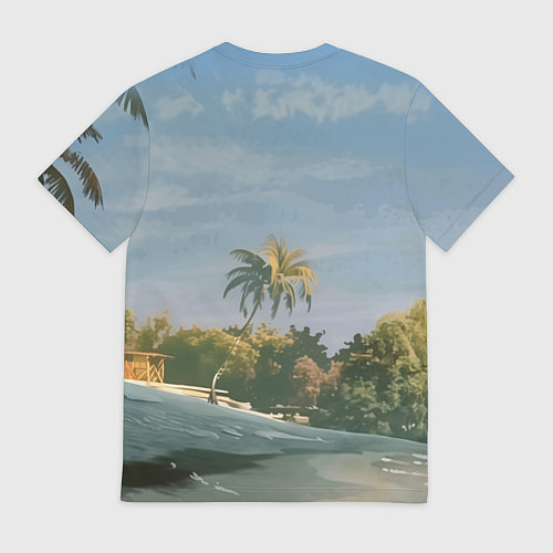 Мужская футболка Лови волну - чотко мем / 3D-принт – фото 2